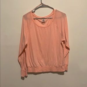 Pink peach long sleeve